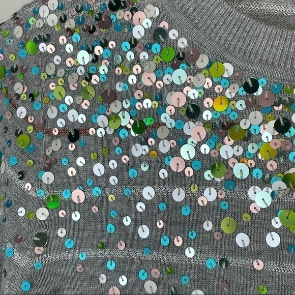 HALOGEN X Atlantic-Pacific Confetti Metallic Sweater - Picture 5 of 8